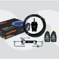 Packaged Outboard Hydraulic Steering Kit for engines up to 90 Hp - HS90 - Multiflex